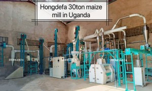 HONGDEFA 30t maize mill Uganda
